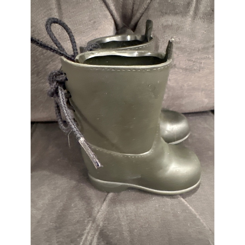 Battat Olive Green Doll Rain Boots for 18 Inch Dolls American Girl Wellies - Picture 2 of 4